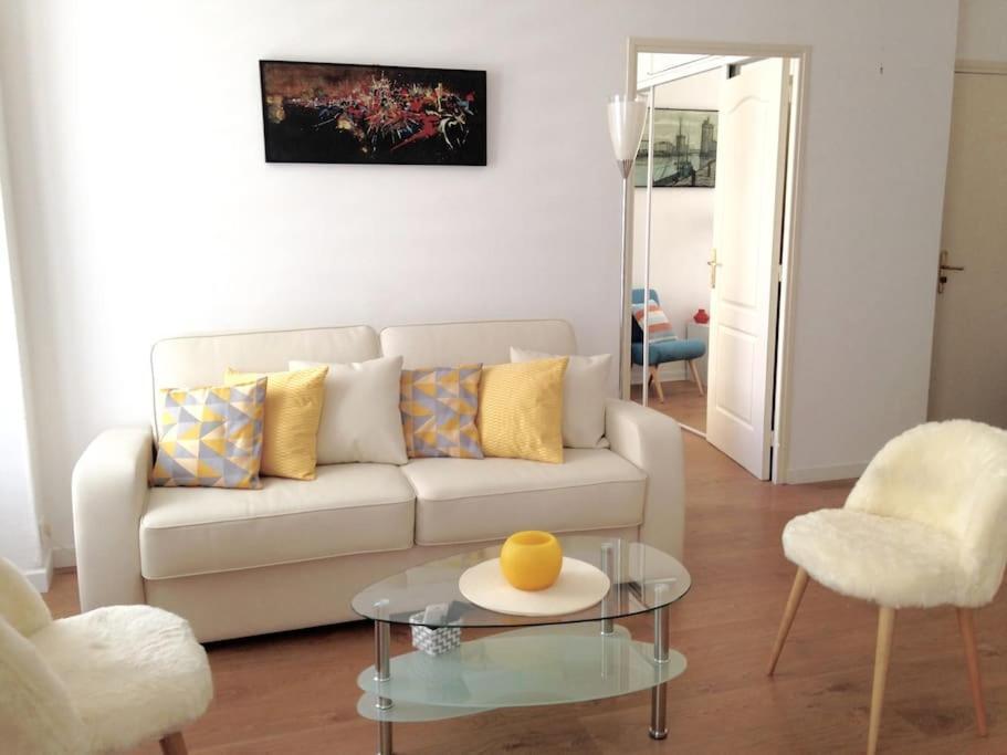 #28 1 Bdr Flat Ac Balcony Hper Central 10Mins To Beach & Old Town 尼斯 外观 照片