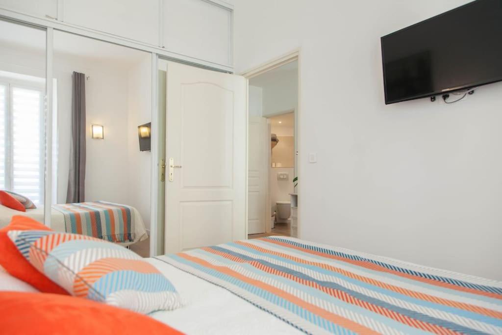 #28 1 Bdr Flat Ac Balcony Hper Central 10Mins To Beach & Old Town 尼斯 外观 照片
